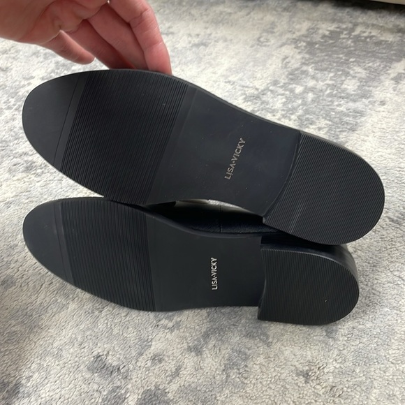 NIB Lisa Vicky Zany Loafer Horsebit Black Nappa Leather Office Preppy Sz 6 - Picture 11 of 14